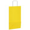 vidaXL Paper Bags 50 pcs with Handles Yellow 21x11x36 cm