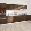 vidaXL Drawer Bottom Cabinet Brown Oak Engineered Wood Medium
