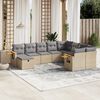 vidaXL Garden Sofa Set Beige