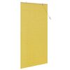 vidaXL Roller Blind with Curtains Yellow 47.24 x 86.61 in Bamboo