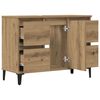 vidaXL Sink Cabinet Artisan Oak Engineered wood, Metal Medium