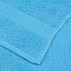 vidaXL Bath Towel Set of 4 Turquoise 100% Cotton 39.4 x 59.1 in