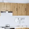 vidaXL Kitchen Wall Cabinet Artisan Oak Engineered Wood Medium