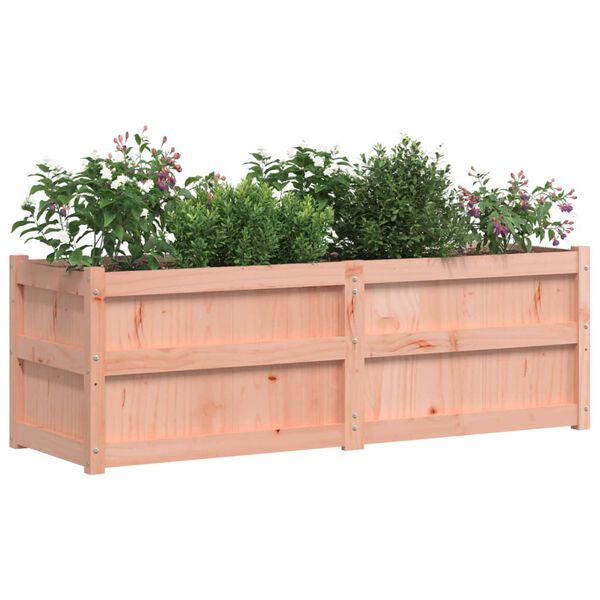 vidaXL Garden Planter Wood Solid Douglas wood Large Durable