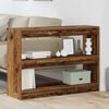 vidaXL Bookcase Old wood 39.37 x 11.81 x 28.35 in Engineered Wood