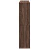 vidaXL Bookcase Brown Oak Engineered Wood 39.4x13.0x53.1 in Bookcase