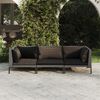 vidaXL Garden Lounge Set Dark Grey