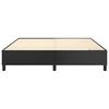 vidaXL Bed Frame Black Faux leather, plywood, engineered wood