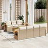 vidaXL Garden Sofa Set Beige