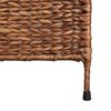 vidaXL Room Divider 5-Panel Brown 80.7x70.9" Water Hyacinth