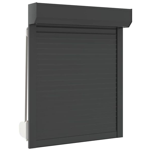 vidaXL Roller Shutter Aluminium 31.5x39.4" Anthracite