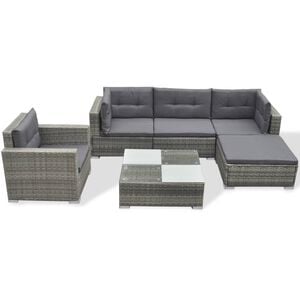 vidaXL Lounge Set Grey