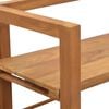 vidaXL Shelving Unit Natural Teak Solid Teak Wood 47.2 in