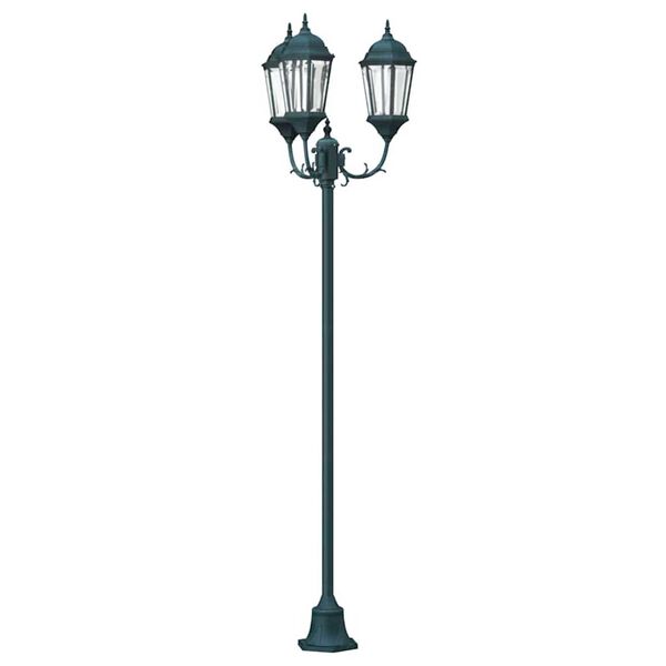 vidaXL Garden Light Vintage Brushed Green 22.44 x 19.29 x 94.88 in