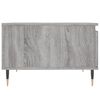 vidaXL Coffee Table Grey Sonoma Engineered wood, metal Compact