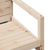vidaXL Garden Lounge Set Pine Wood Solid Pine Wood Medium