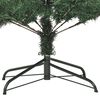 vidaXL Christmas Tree Green and white PVC, steel 240 in Foldable