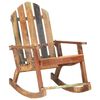 vidaXL Garden Rocking Chair Multicolour Solid reclaimed wood Standard