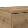vidaXL Bed Drawers Artisan Oak 39.37 x 14.37 x 6.50 in Engineered Wood