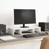 vidaXL Monitor Stand Adjustable White 23.6x9.4x4.1" Engineered Wood
