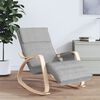 vidaXL Rocking Chair Light Gray