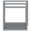 vidaXL Wall Cube Shelves 3 pcs Gray MDF