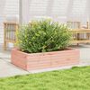 vidaXL Garden Planter Natural wood color Solid Douglas Fir wood