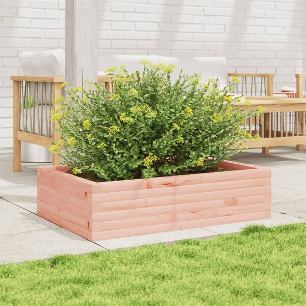 vidaXL Garden Planter Natural wood color Solid Douglas Fir wood