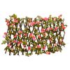 vidaXL&nbsp;Artificial Ivy Trellis Expandable 5 pcs Dark Pink 70.9x7.9"