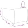 vidaXL Outdoor Furniture Cover 205 x 100 x 70 cm 210D Oxford Fabric