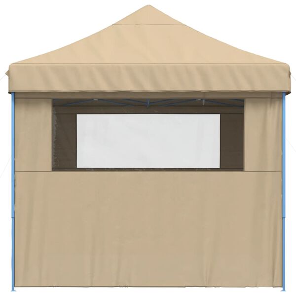 vidaXL Party Tent Beige and Blue