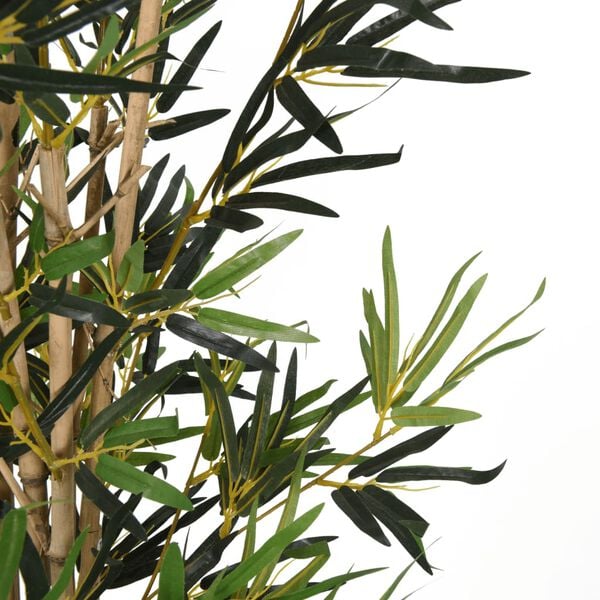 vidaXL Artificial Bamboo Tree Green Bamboo, Textile fiber, Plastic Medium