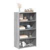 vidaXL Highboard Grey Sonoma Engineered Wood Medium Highboard