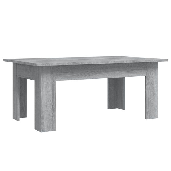 vidaXL Coffee Table Gray Sonoma Engineered wood Medium Coffee Table