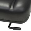vidaXL Tractor Seat Black PVC and Steel Medium Forklift Seat
