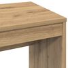 vidaXL Desk Artisan Oak Engineered Wood Small Durable Desk