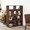 vidaXL Room Divider Brown Oak Engineered Wood Large Room Divider
