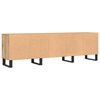 vidaXL TV Cabinet Artisan Oak Engineered wood, Iron