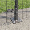 vidaXL Fence Posts Manual 7 pcs Gray Ø32mm 170 cm Galvanized steel