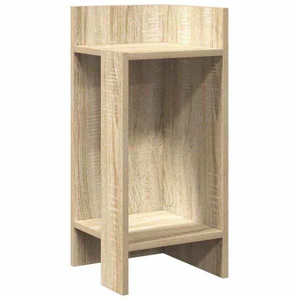 vidaXL Side Table Sonoma Oak Engineered wood Small Storage Side Table