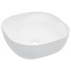 vidaXL Wash Basin 16.7x16.7x5.7" Ceramic White