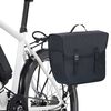 vidaXL Single Bicycle Bag for Pannier Rack Waterproof 5.5 gal Black