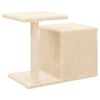 vidaXL Cat Tree Cream Engineered wood, plush, sisal Medium Durable