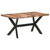 vidaXL Dining Table Honey finish