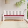 vidaXL Garden Bench Cushion Wine red Oxford fabric (100% polyester)