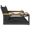 vidaXL Swing Bench Black