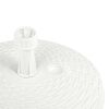 vidaXL Umbrella Base White Plastic Medium Durable Umbrella Base