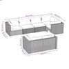 vidaXL Garden Lounge Set Grey