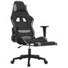 vidaXL Gaming Chair Black and Light Gray