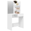 vidaXL Dressing Table White Engineered wood, acrylic Dressing Table
